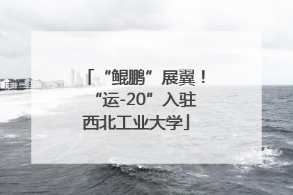 “鲲鹏”展翼！“运-20”入驻西北工业大学