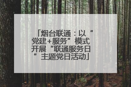 烟台联通：以“党建+服务”模式开展“联通服务日”主题党日活动