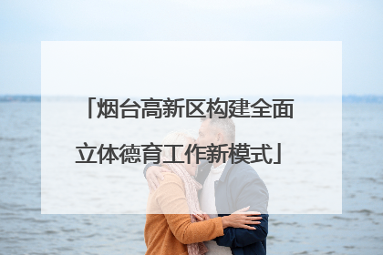 烟台高新区构建全面立体德育工作新模式