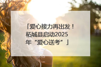 爱心接力再出发！柘城县启动2025年“爱心送考”