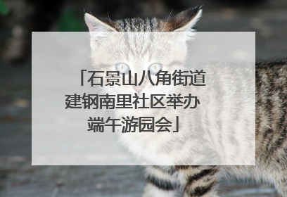 石景山八角街道建钢南里社区举办端午游园会