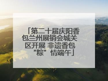 第二十届庆阳香包兰州展销会城关区开展 非遗香包“粽”情端午