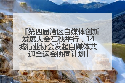 第四届湾区自媒体创新发展大会在穗举行，14城行业协会发起自媒体共迎全运会协同计划