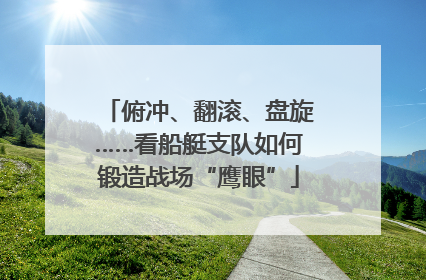 俯冲、翻滚、盘旋……看船艇支队如何锻造战场“鹰眼”