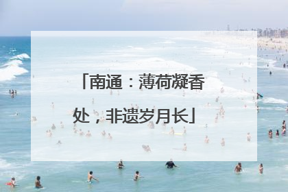 南通：薄荷凝香处，非遗岁月长