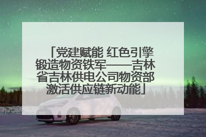 党建赋能 红色引擎锻造物资铁军——吉林省吉林供电公司物资部激活供应链新动能