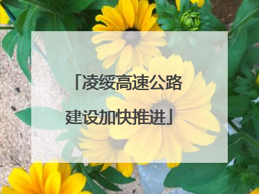 凌绥高速公路建设加快推进