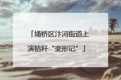 埇桥区汴河街道上演秸秆“变形记”