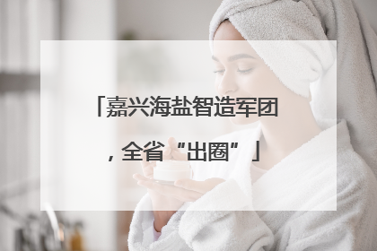 嘉兴海盐智造军团，全省“出圈”