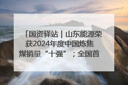 国资驿站｜山东能源荣获2024年度中国炼焦煤销量“十强”；全国首例铁路盖上智慧物流园钢结构主体完工