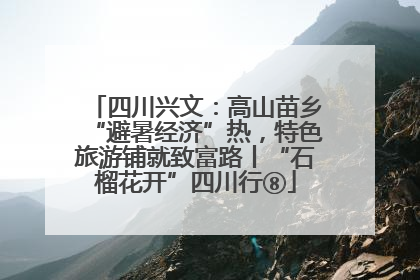 四川兴文：高山苗乡“避暑经济”热，特色旅游铺就致富路丨“石榴花开”四川行⑧
