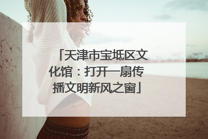 天津市宝坻区文化馆：打开一扇传播文明新风之窗