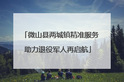 微山县两城镇精准服务助力退役军人再启航