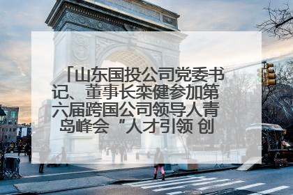 山东国投公司党委书记、董事长栾健参加第六届跨国公司领导人青岛峰会“人才引领 创新驱动”人力资源高质量发展对话会