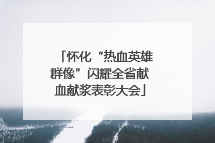 怀化“热血英雄群像”闪耀全省献血献浆表彰大会