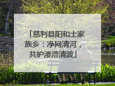 慈利县阳和土家族乡：净网清河，共护溇澧清波