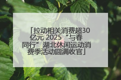 拉动相关消费超30亿元 2025“与春同行”湖北休闲运动消费季活动圆满收官