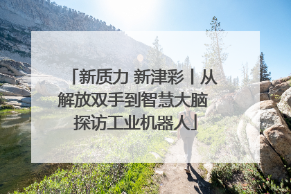 新质力 新津彩丨从解放双手到智慧大脑 探访工业机器人