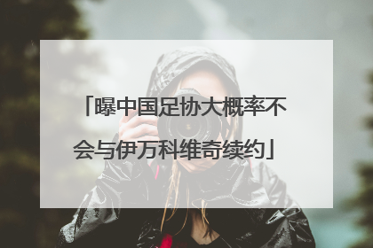 曝中国足协大概率不会与伊万科维奇续约