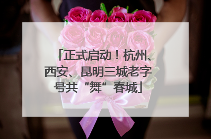 正式启动！杭州、西安、昆明三城老字号共“舞”春城