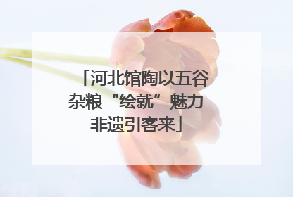 河北馆陶以五谷杂粮“绘就”魅力非遗引客来