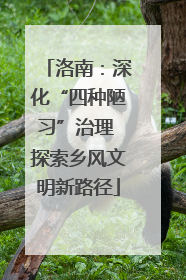 洛南：深化“四种陋习”治理 探索乡风文明新路径