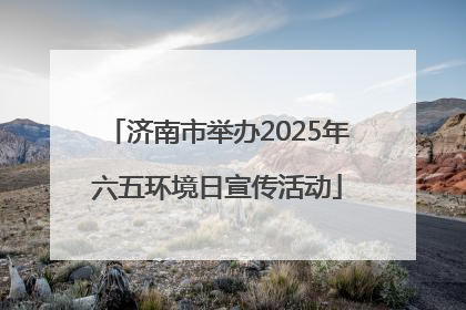济南市举办2025年六五环境日宣传活动