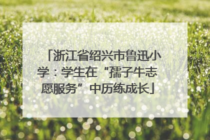 浙江省绍兴市鲁迅小学：学生在“孺子牛志愿服务”中历练成长