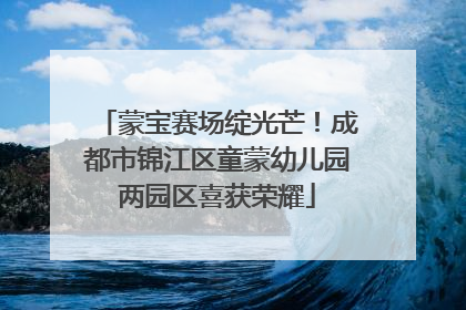 蒙宝赛场绽光芒！成都市锦江区童蒙幼儿园两园区喜获荣耀