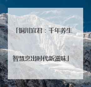 铜川宜君：千年养生智慧烹出时代新滋味