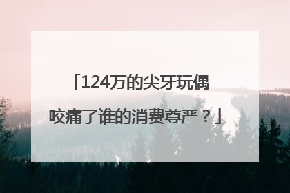 124万的尖牙玩偶 咬痛了谁的消费尊严？