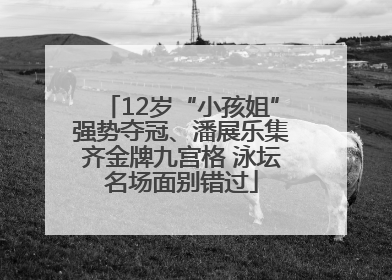 12岁“小孩姐”强势夺冠、潘展乐集齐金牌九宫格 泳坛名场面别错过