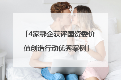 4家鄂企获评国资委价值创造行动优秀案例