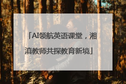 AI领航英语课堂，湘滇教师共探教育新境